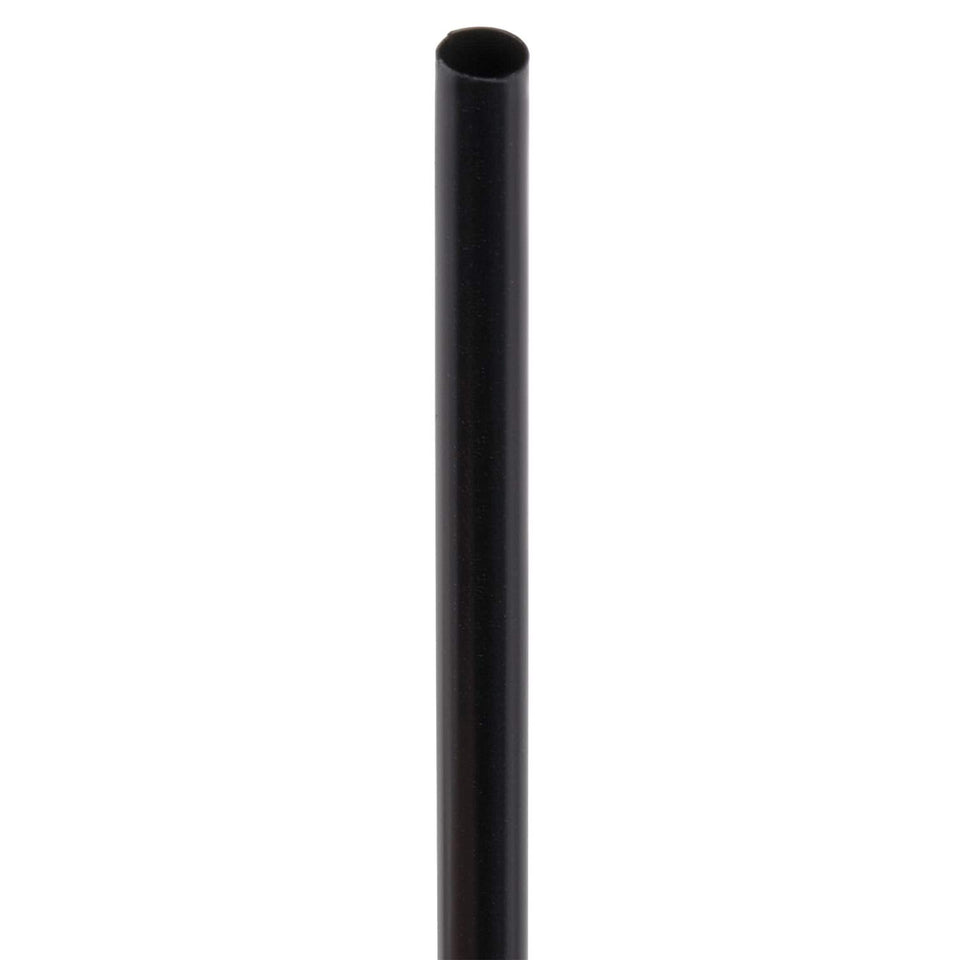 Choice Black Stirrers/Sip Straws for Coffee, Cocktail 7 1/2" Unwrapped (Box of 1,000)