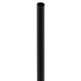 Choice Black Stirrers/Sip Straws for Coffee, Cocktail 7 1/2" Unwrapped (Box of 1,000)