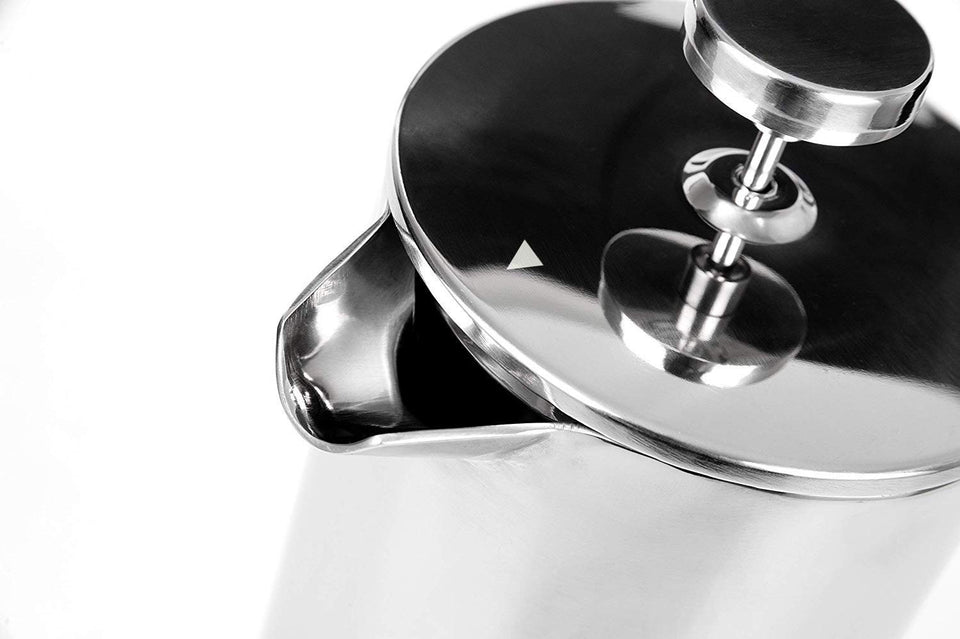 Secura Stainless Steel French Press Coffee Maker 18/10 Bonus Stainless Steel Screen (1000ML)