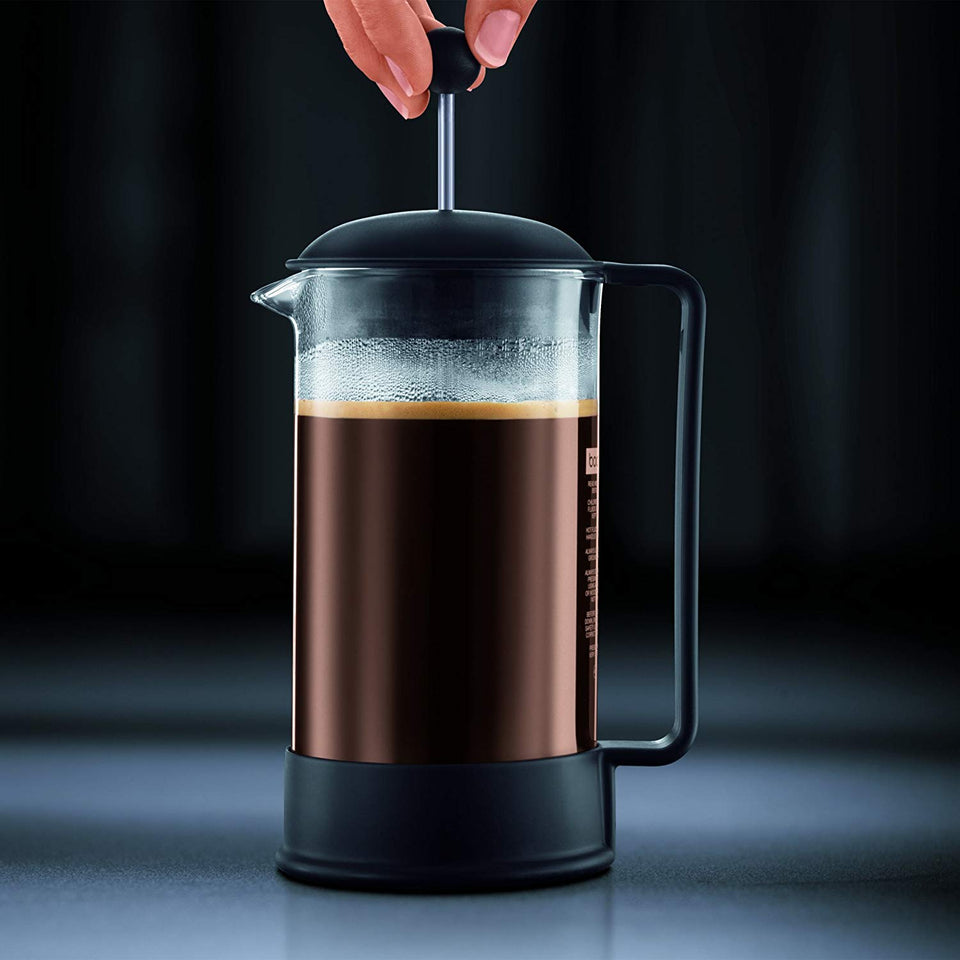 Bodum 1548-01US Brazil French Press Coffee and Tea Maker 34 Ounce Black