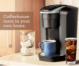 Keurig K-Elite Single Serve K-Cup Pod Coffee Maker, with Strong Temperature Control, Iced Coffee Capability, 12oz Brew Size, Programmable, Brushed Slate